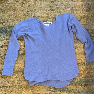 blue cashmere sweater
